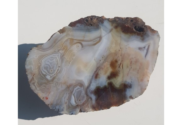 Agat "rzeczny" z Bobru w Sudetach (river agate)