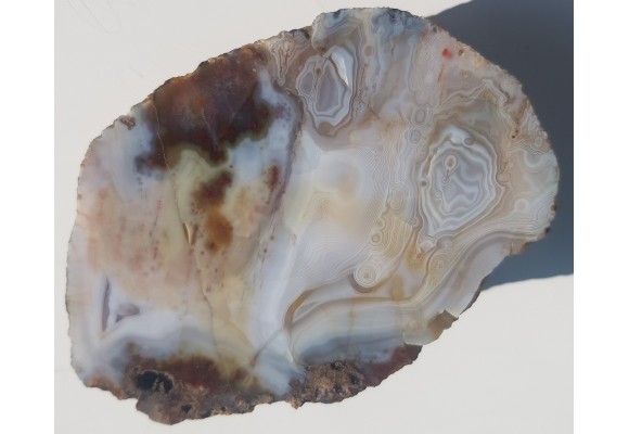 Agat "rzeczny" z Bobru w Sudetach (river agate)