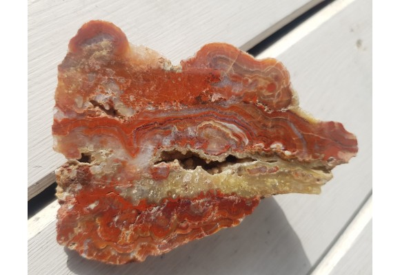 Agat "rzeczny" z Bobru w Sudetach (river agate)