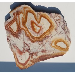 Polerowana płyta ozdobnego łupku kwarcowo-serycytowego