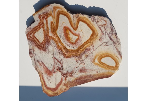 Polerowana płyta ozdobnego łupku kwarcowo-serycytowego