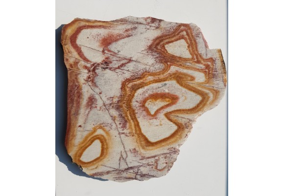 Polerowana płyta ozdobnego łupku kwarcowo-serycytowego