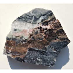 Skarn z różowym zoistytem z Łażan k. Żarowa