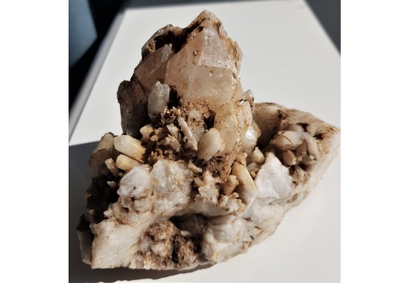 Szczotka kwarcowa z Taczalina k. Legnicy