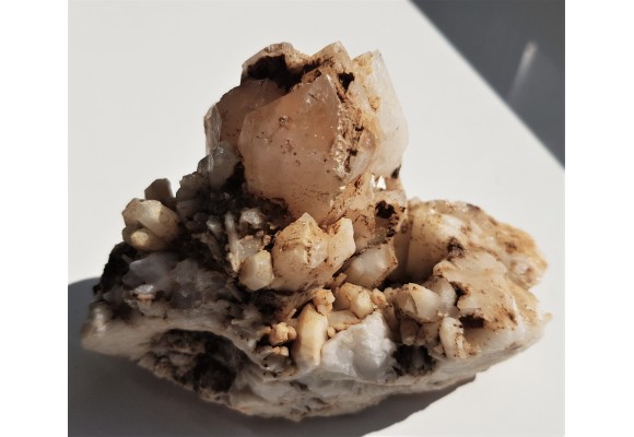 Szczotka kwarcowa z Taczalina k. Legnicy