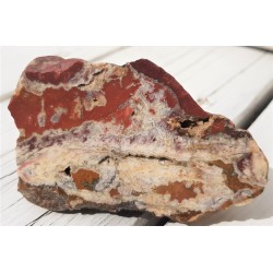 Żyła z jaspisem z aluwiów Bystrzycy k. Wrocławia