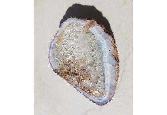 Agat z Gorzuchowa z aluwiów rzeki Ścinawki