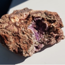 Ametyst z Sokołowca w Górach Kaczawskich