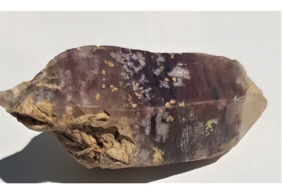 Żelazisty kwarc dymny z Wojanowa k. Jeleniej Góry