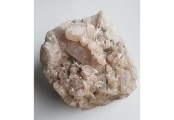 Szczotka kwarców różowych z Izerskich Garbów