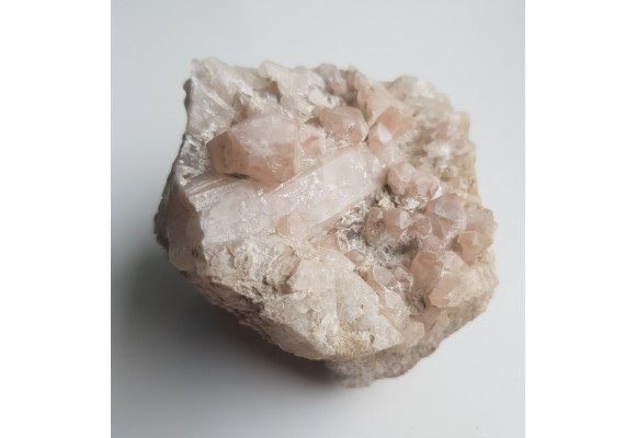 Szczotka kwarców różowych z Izerskich Garbów