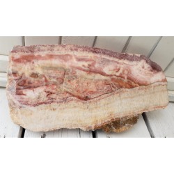 Duża płyta polerowanej różanki zelejowskiej