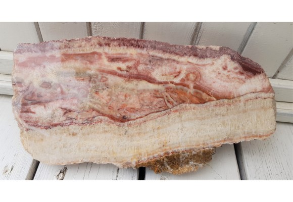 Duża płyta polerowanej różanki zelejowskiej