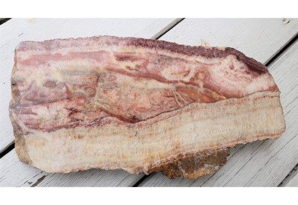 Duża płyta polerowanej różanki zelejowskiej