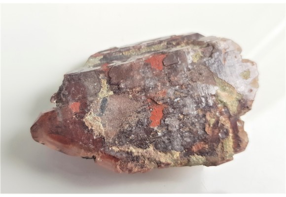 Żelazisty kwarc dymny z Wojanowa k. Jeleniej Góry