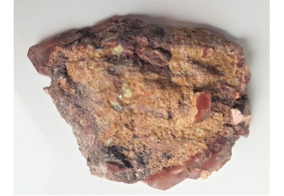 Żelazisty kwarc dymny z Wojanowa k. Jeleniej Góry