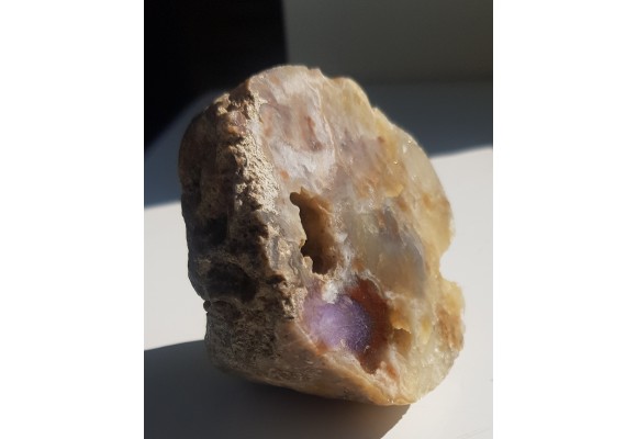 Agat "rzeczny" z Bobru w Sudetach (river agate)