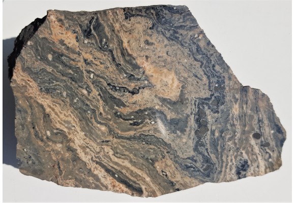 Polerowany okaz ignimbrytu z Wałbrzycha