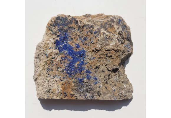 Azuryt na marglu z Leszczyny k. Złotoryi