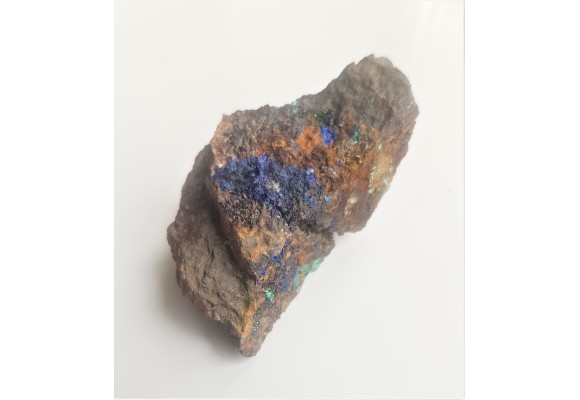 Azuryt w żyle żelaziaka brunatnego z Gór Kaczawskich