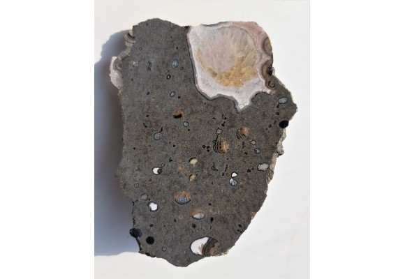 Agat z Lubiechowej w skale macierzystej