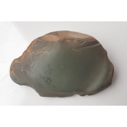 Zielony krzemień z aluwiów Nysy Kłodzkiej