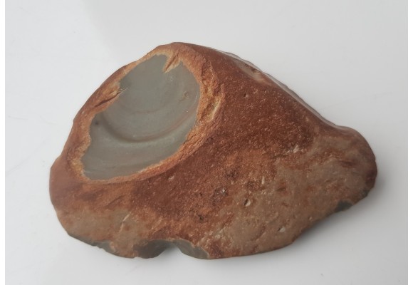 Zielony krzemień z aluwiów Nysy Kłodzkiej