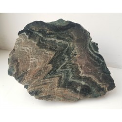 Piękny fałd szewronowy na kontakcie łupków i gnejsów z Kowar