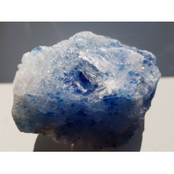 Spektakularny, duży, błękitny halit z Kłodawy