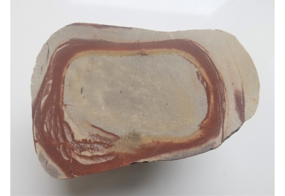 Otoczak piaskowca ze zlepieńców kulmu z pierścieniami Lieseganga