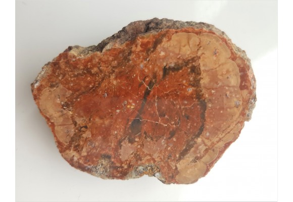 Przekrój przez porfir kulisty z Jedliny Zdroju