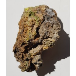 Szczotka kryształów piromorfitu oraz cerusytu z Janowic Wielkich