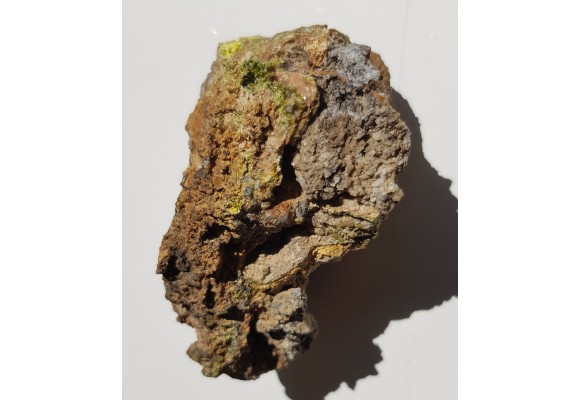 Szczotka kryształów piromorfitu oraz cerusytu z Janowic Wielkich