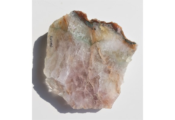 Kwarc różowy i zielony oraz chalcedon z Rudna k. Krakowa