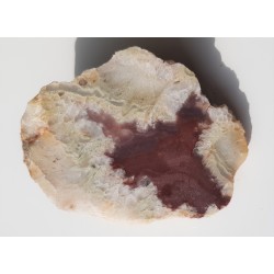 Przekrój przez wypełnioną druzę kwarcową z Czarnowa k. Kamiennej Góry