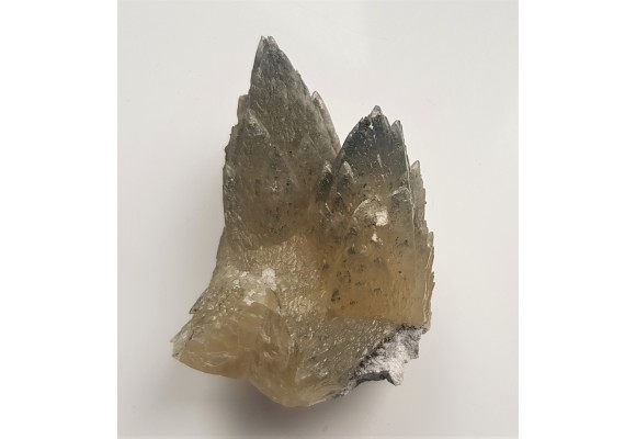 Unikatowe kryształy zielonego kalcytu z pirytem z Lubina