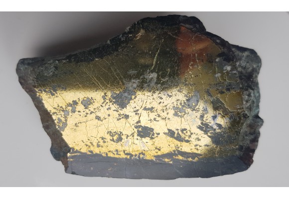 Masywna, miąższa żyła chalkopirytu z Miedzianki sudeckiej