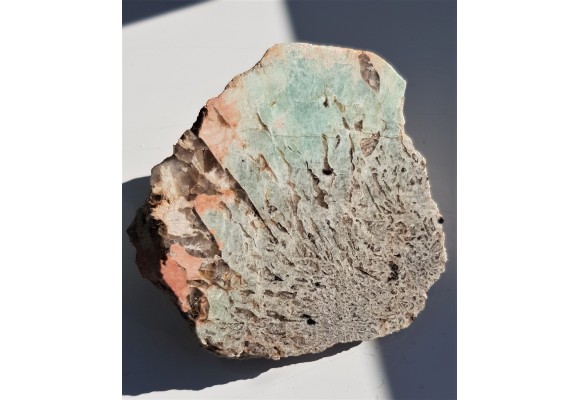 Amazonitowy granit napisowy z Bukowca k. J. Góry