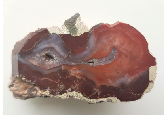 Czerwono-brązowy agat z Sokołowca