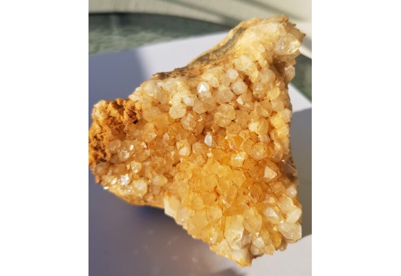 Szczotka kwarcowa z z Domanic koło Wrocławia