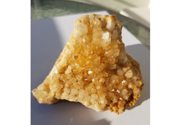 Szczotka kwarcowa z z Domanic koło Wrocławia