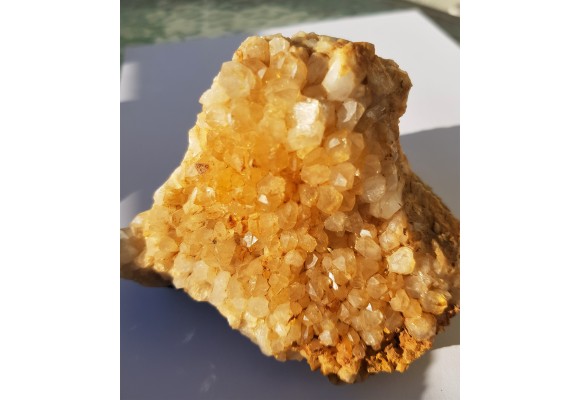 Szczotka kwarcowa z z Domanic koło Wrocławia