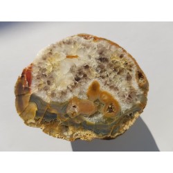 Agat z Bierkowic z aluwiów rzeki Ścinawki