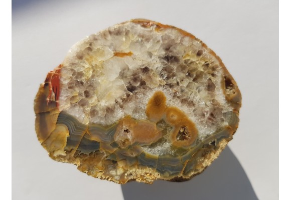 Agat z Bierkowic z aluwiów rzeki Ścinawki