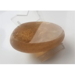 Unikat - otoczak kwarcu dymnego z aluwiów Bobru