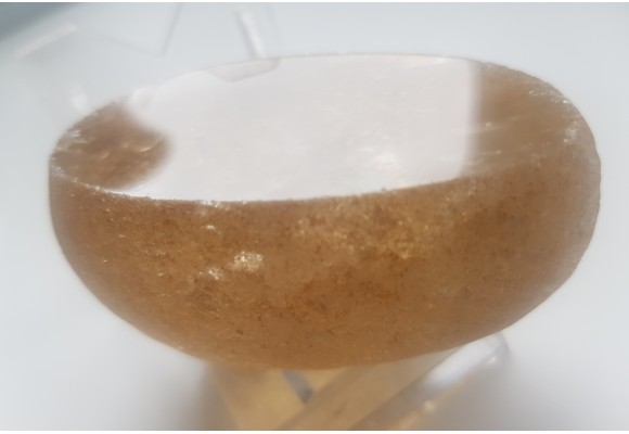 Unikat - otoczak kwarcu dymnego z aluwiów Bobru