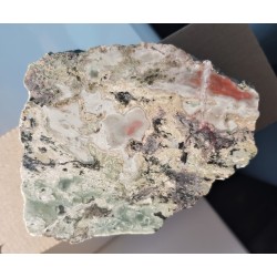 Przeobrażony dolomit z orbikularnymi strukturami z Rędzin