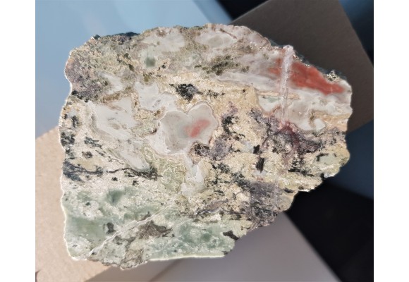 Przeobrażony dolomit z orbikularnymi strukturami z Rędzin