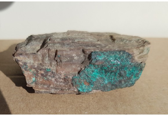 Pseudomalachit (fosforan miedzi) z Lipy k. Jawora