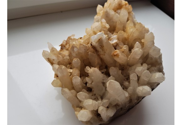 Duża szczotka kryształów górskich ze Strzegomia (Rogoźnica)